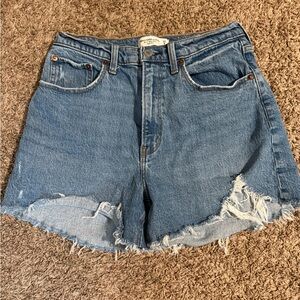 Abercrombie & Fitch Curve Love 4” Mom Short High Rise Size 29/8